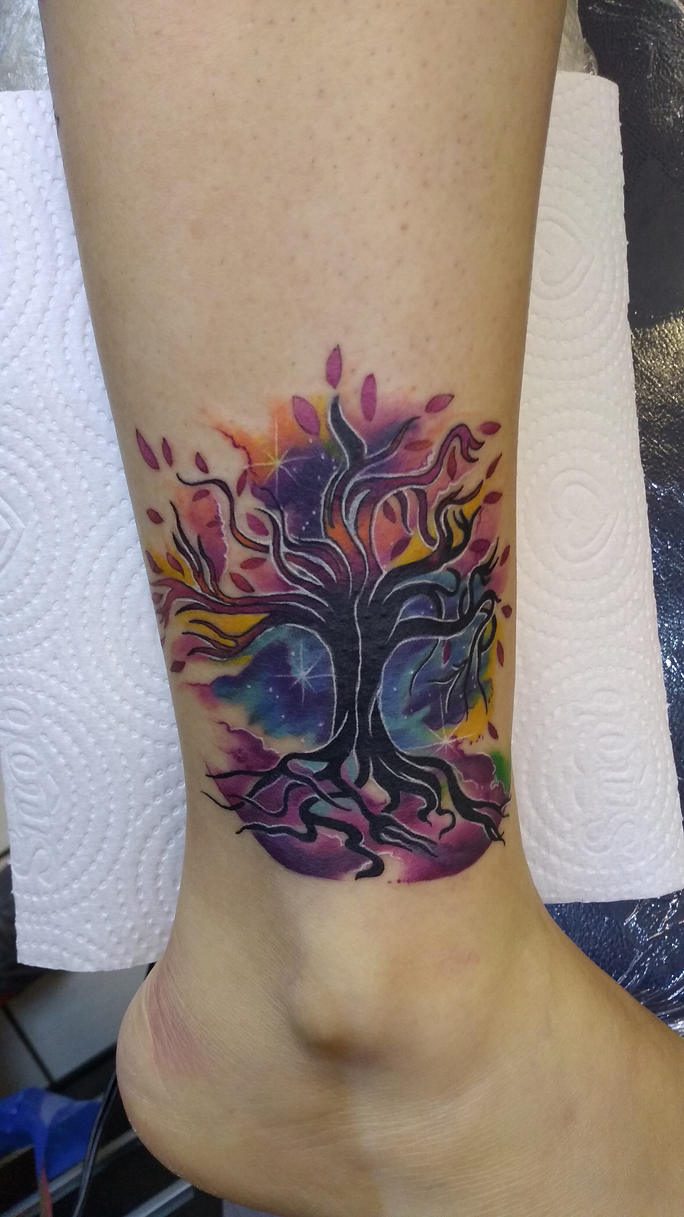 Cover up em andamento — preenchimento avançado